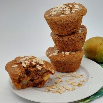 Ontbijtmuffin met peer
